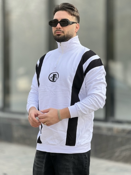 نیم زیپ 3نخ Balen سفید