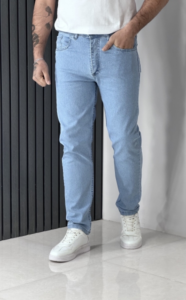 شلوار جین راسته ابی