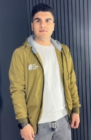 کاپشن بادگیر سبز مردانه