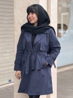 بارانی4دکمه جیب پاکتی بلند