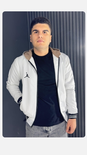 کاپشن بادگیر مردانه سفید