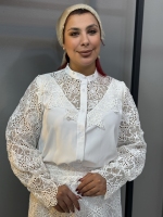 شومیز قلاب بافی