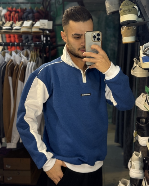 دورس نیم زیپ آبی