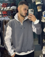 دورس نیم زیپ طوسی