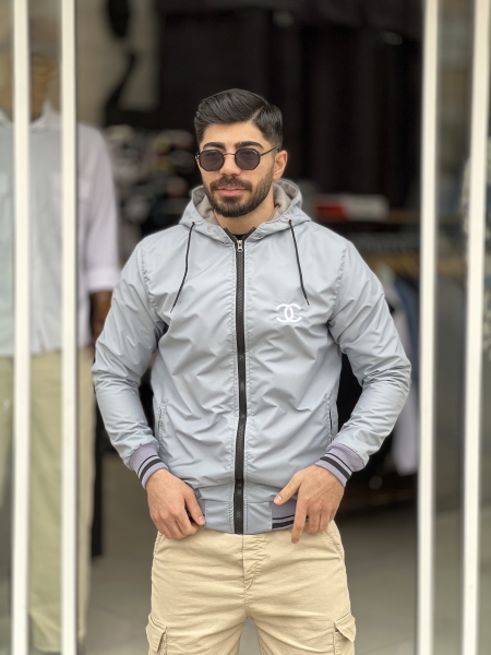 سویشرت ضدآب داخل خز Nazar طوسی روشن