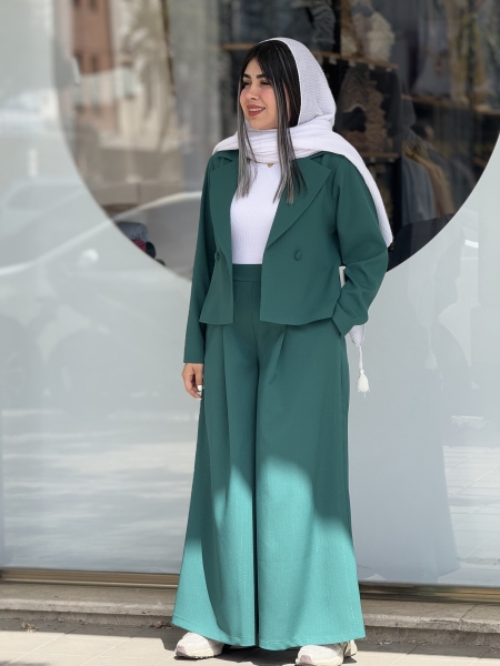 کراپ کت شلوار بگ لمه