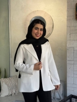 کت یقه دیپلمات راه راه لمه