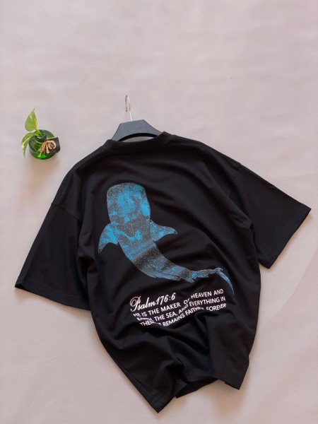 تی شرت مچینست دورس دونخ قواره لش باکسی صد در صد پنبه