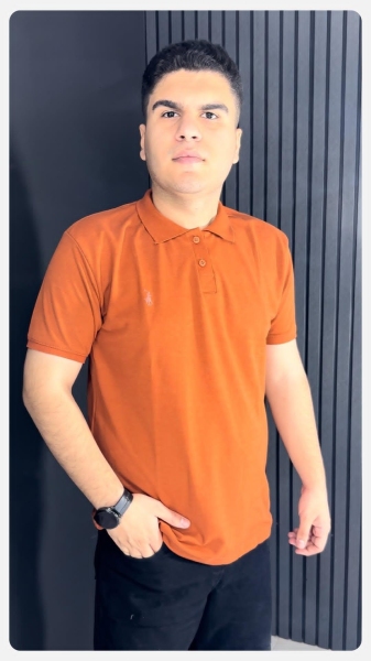 پولوشرت جودون مردانه رنگ آجری