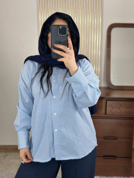 شومیز راه راه آیلار