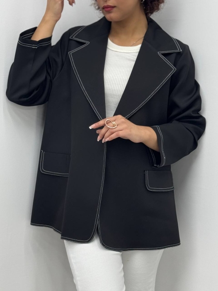 کت مازراتی یقه دوخت شده