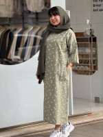 کفتان بلند کمرگت شکوفه