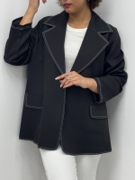 کت مازراتی یقه دوخت شده