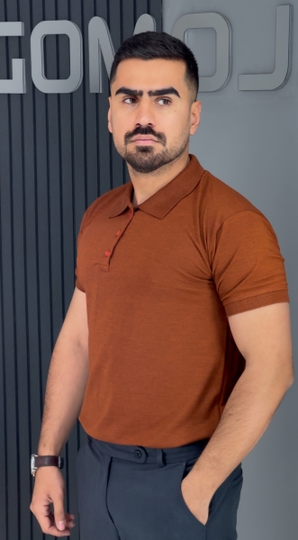 پولوشرت قهوه ای