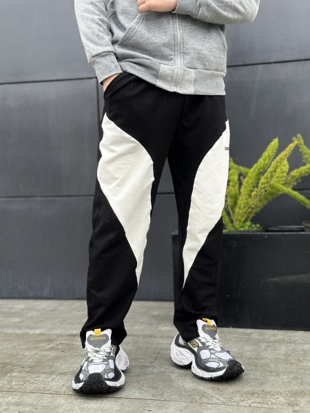 شلوار اسلش BALENCIAGA مشکی سفید