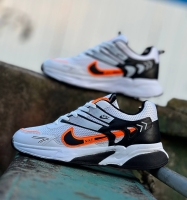 کتونی مردانه NEW NIKE سفید نارنجی