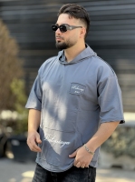هودی 2نخ Balenciaga طوسی