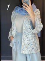 کت گیپور لبه مروارید