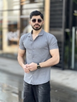 پیراهن مراکش یقه انگلیسی Iran طوسی