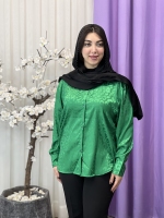 شومیز ساتن طرحدار