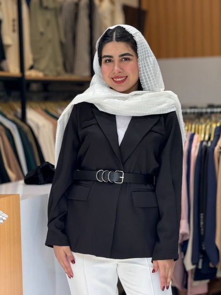 کت مازراتی4جیب کمرچرم