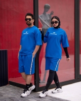 ست تی شرت و شلوارک پارچه دورس دونخ صد در صد پنبه