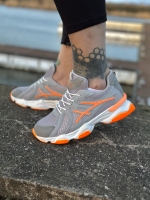 کتونی اسپرت ASICS NEW طوسی نارنجی