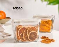 ظرف شیشه ای مستطیل 920 میلی لیتر