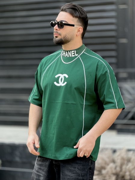 تیشرت نخ26 Chanel سبز P
