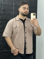 پیراهن کتان RIKO کِرِم خاکی
