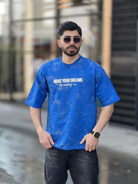 تیشرت دوس دو نخ Dreams آبی