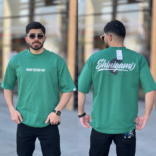 تیشرت ماکان Brush سبز