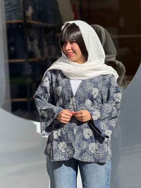 کت پروانه ای جین