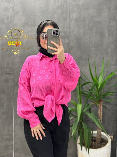 شومیز ترکیبی زبرا و گوچی