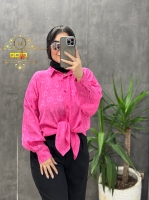 شومیز ترکیبی زبرا و گوچی