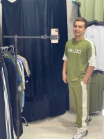 ست تیشرت و اسلش صد در صد پنبه پارچه دورس دونخ قواره لش