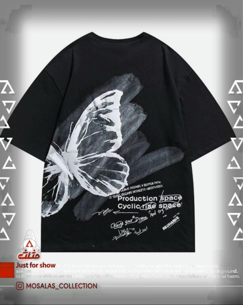 تیشرت پروانه گرم بالا