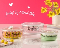 ست ظرف شیشه ای وکیومی تاریخ دار