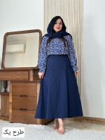 شومیز دامن گلبرگ