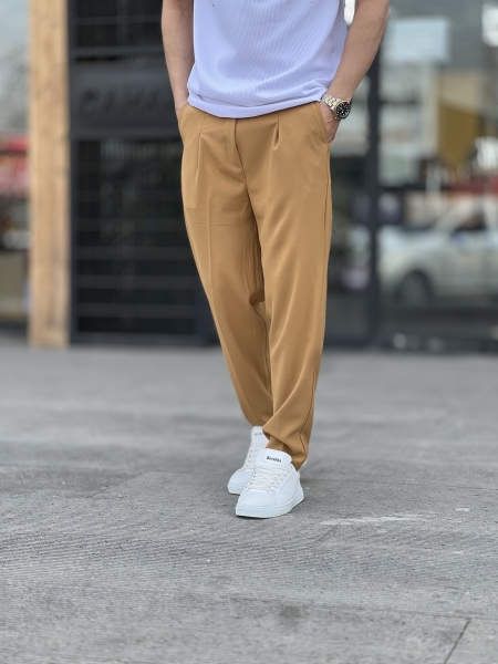 شلوار مام پارچه ای Araz شتری
