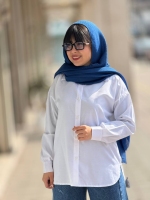 شومیز سفید بیسیک