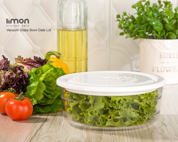 ظرف شیشه ای وکیومی تاریخ دار سایز 1