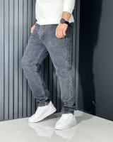 جین راسته مردانه ذغالی