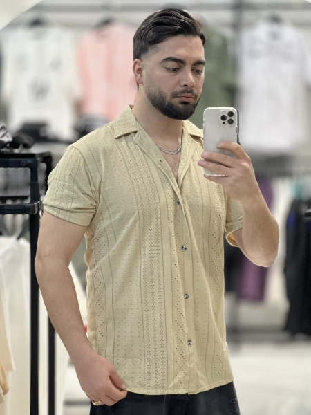 پیراهن ترک AP کرم