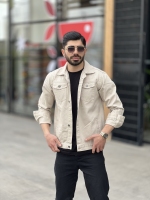 کت کتان خارجی Max کرمی