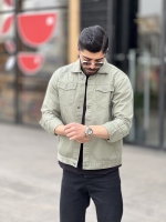 کت کتان ضخیم Max سبز صدری