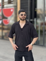 پیراهن مراکش آستین سه رب IQ مشکی