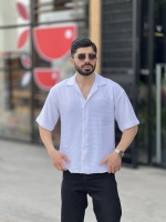 پیراهن مراکش آستین سه رب IQ سفید
