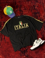 تیشرت آستین کوتاه ITALIA مشکی