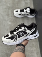 کتونی سایز بزرگ New Balance 530 سفید مشکی